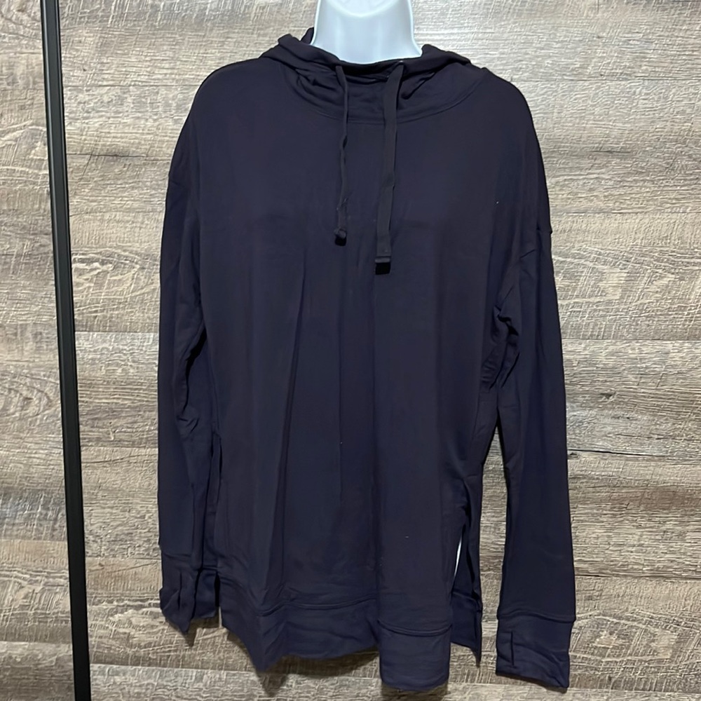 Purple pullover light weight sweatshirt